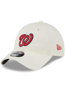 New Era Washington Nationals Core Classic 2.0 9TWENTY Adjustable Hat - White