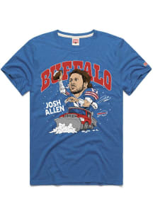 Josh Allen Buffalo Bills Blue Snow Plow Signature Short Sleeve Fashion Player T Shirt