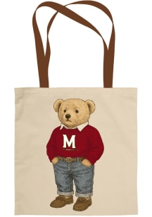 Maryland Terrapins White Teddy Bear Tote Tote