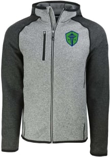 Cutter and Buck Seattle Sounders FC Mens Ash Mainsail Light Weight Jacket