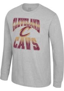Cleveland Cavaliers Grey Regulate Long Sleeve T Shirt