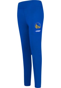 Pro Standard Golden State Warriors Girls Blue Retro Classics Bottoms Leggings
