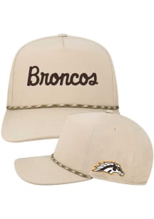 Western Michigan Broncos Caddy Adjustable Adjustable Hat - Beige