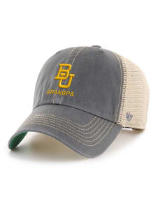 47 Baylor Bears Grandpa Trawler Adjustable Hat - Charcoal