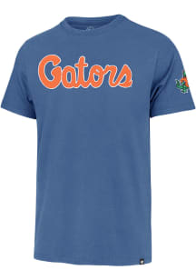 47 Florida Gators Blue Franklin Fieldhouse Namesake Short Sleeve Fashion T Shirt