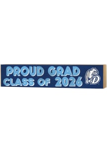 KH Sports Fan Drake Bulldogs Class of 2026 Block Sign - Blue