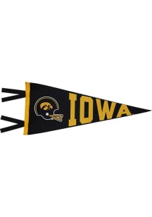Iowa Hawkeyes Helmet Pennant - Black