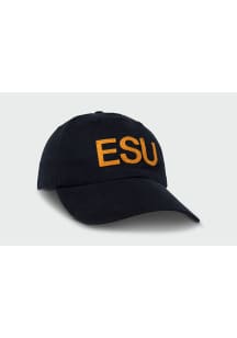 Emporia State Hornets Helvetica Dad Adjustable Hat - Black