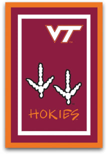 Virginia Tech Hokies Slogan Garden Flag - Maroon