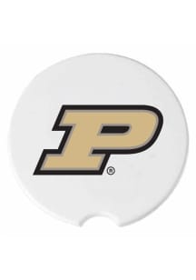 The Memory Company Purdue Boilermakers 2 Pack Cork Car Coaster - Black