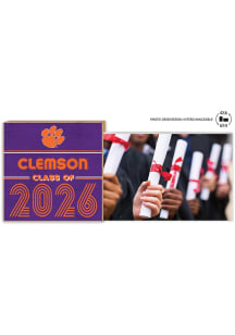 Clemson Tigers Class of 2026 Floating Picture Frame - Orange