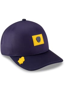 New Era Milwaukee Brewers Mens Navy Blue 2026 Clubhouse 39THIRTY Infinity Flex Hat