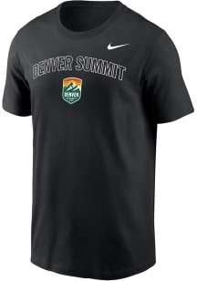 Nike Denver Summit FC Black Legend Logo Short Sleeve T Shirt