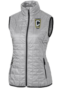 Cutter and Buck Columbus Crew Womens Grey Rainier PrimaLoft Vest