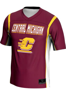 ProSphere Central Michigan Chippewas Maroon Rival Football Jersey
