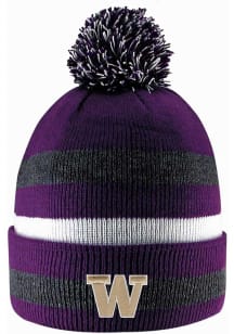 LogoFit Washington Huskies Dark Grey Primetime Mens Knit Hat