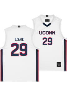Elmir Dzafic  Campus Ink UConn Huskies Youth NIL Navy Blue Basketball Jersey