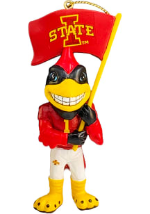 Iowa State Cyclones Mascot Ornament - Cardinal