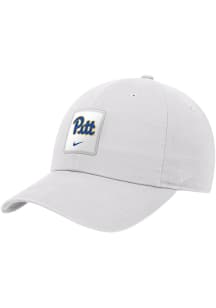 Nike Pitt Panthers Sideline Unstructured Club Cap Adjustable Hat - White