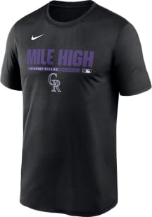 Nike Colorado Rockies Black Authentic Collection Legend Short Sleeve T Shirt