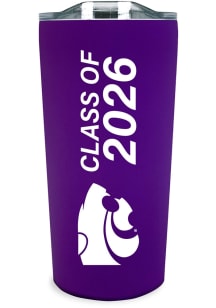 K-State Wildcats 18oz Class of 2026 Soft Touch Stainless Steel Tumbler - Purple