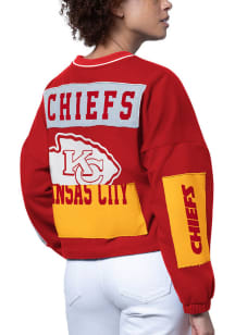 Starter Kansas City Chiefs Womens Red Shortstop Crew Sweatshirt