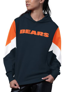 Starter Chicago Bears Womens Navy Blue Scrimmage Hooded Sweatshirt
