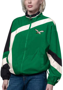 Starter Philadelphia Eagles Womens Kelly Green 1st Light Weight Jacket