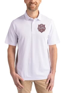 Cutter and Buck Indiana Hoosiers White 2025 CFP National Champions Virtue Eco Pique Big and Tall P..