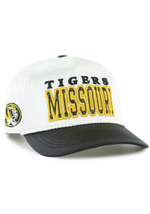 47 Missouri Tigers White Trendy Block Hitch Womens Adjustable Hat