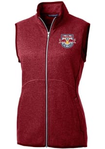 Cutter and Buck New York Red Bulls Womens Red Mainsail Vest
