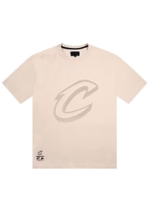 Cleveland Cavaliers White Interlock Short Sleeve Fashion T Shirt