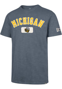 47 Michigan Wolverines Navy Blue Seymoore Short Sleeve Fashion T Shirt