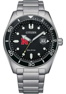 Citizen Nebraska Cornhuskers Eco-Drive Mens Watch