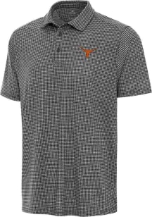 Antigua Texas Longhorns Mens Navy Blue Replica Short Sleeve Polo