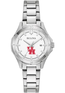 Bulova Houston Cougars Sport Stainless Steel Womens Watch