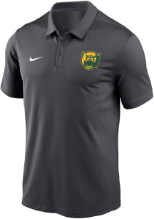 Nike Baylor Bears Mens Anthracite Primary Victory Short Sleeve Polo