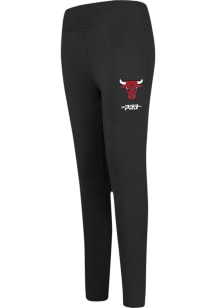 Pro Standard Chicago Bulls Girls Black Retro Classics Bottoms Leggings