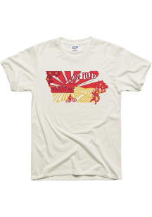 Charlie Hustle Iowa State Cyclones Ivory Cyclones Take on New York Short Sleeve Fashion T Shirt