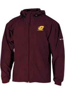 Columbia Central Michigan Chippewas Mens Maroon Prodigy Light Weight Jacket