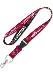 South Carolina Gamecocks 1" Team Logo Detachable Lanyard - Red