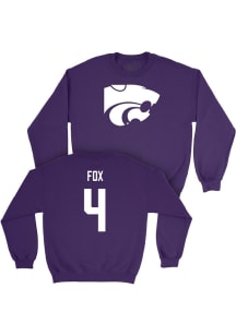 Reagan Fox K-State Wildcats Mens Purple NIL Legacy Player Crew