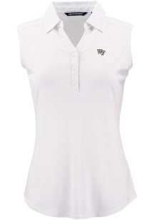 Cutter and Buck Washington Huskies Womens White Forge Eco Polo Shirt