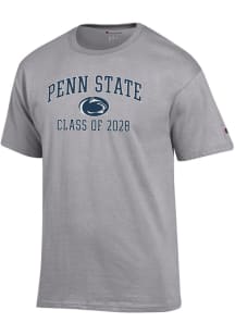Champion Penn State Nittany Lions Grey Font Class of 2028 Jersey Short Sleeve T Shirt