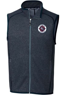 Cutter and Buck New England Revolution Mens Navy Blue Mainsail Sleeveless Jacket