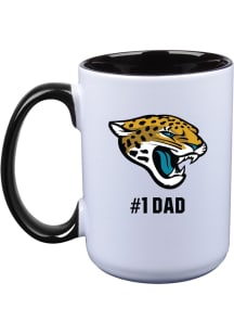 Jacksonville Jaguars Dad 15oz Ceramic Mug - White