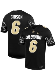 Quentin Gibson  Nike Colorado Buffaloes Black NIL Name And Number Football Jersey