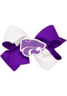 K-State Wildcats Medium 2-Tone Kids Hair Barrette