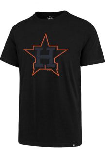 47 Houston Astros Black Pop Imprint Short Sleeve T Shirt