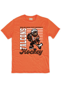 Where I’m From Bowling Green Falcons Orange Freddie the Falcon Hockey Short Sleeve Fashion T Shirt